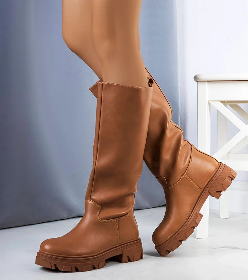 Hnedé zateplené topánky Romelio