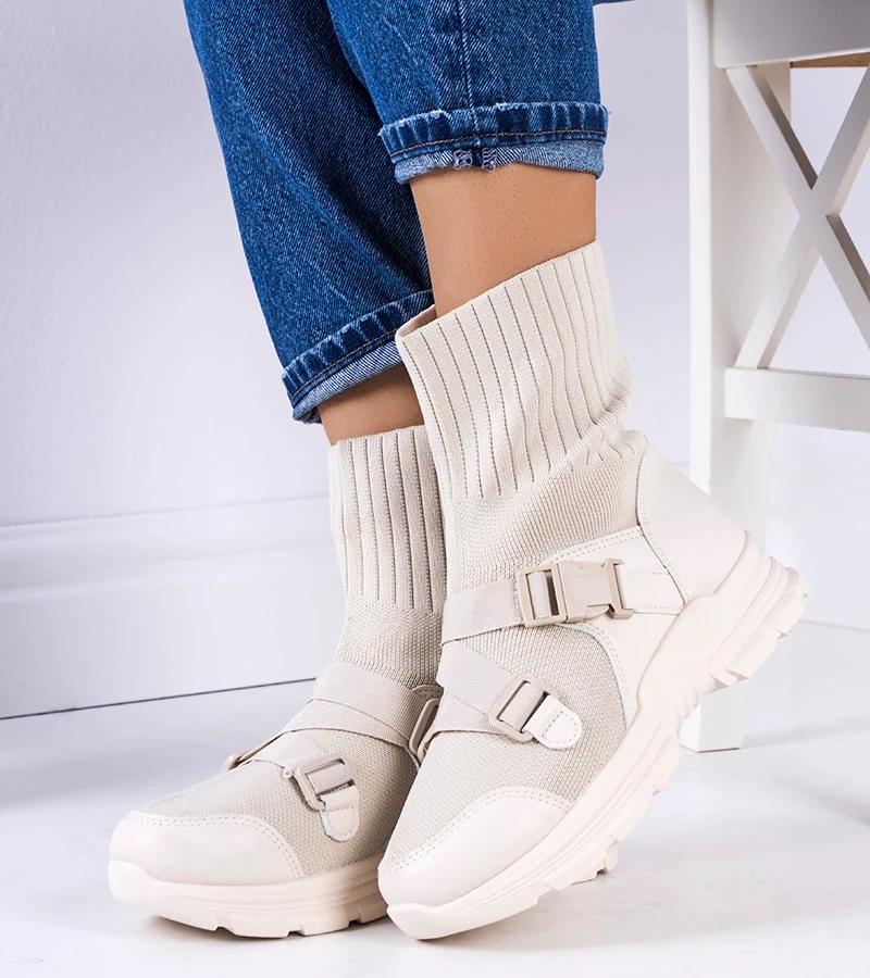 Béžové tenisky Saker