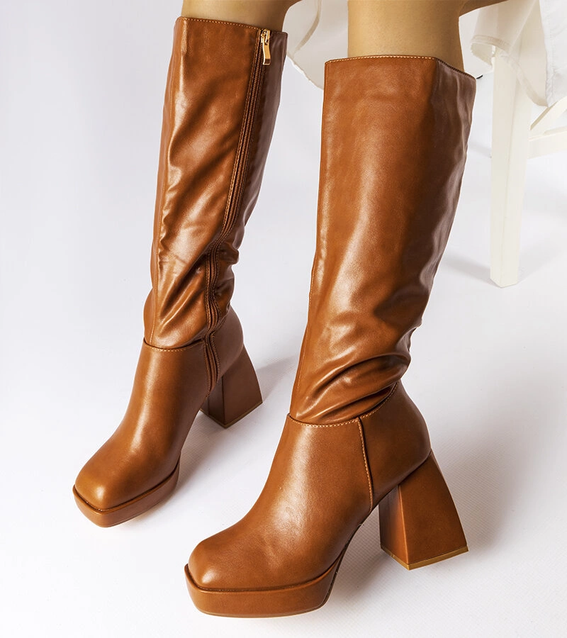 Hnedé topánky s pevným príspevkom Villanova