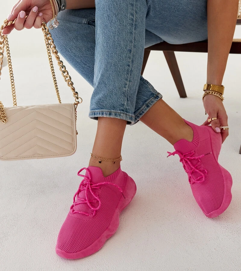 Tmavo ružové športové tenisky Roshni