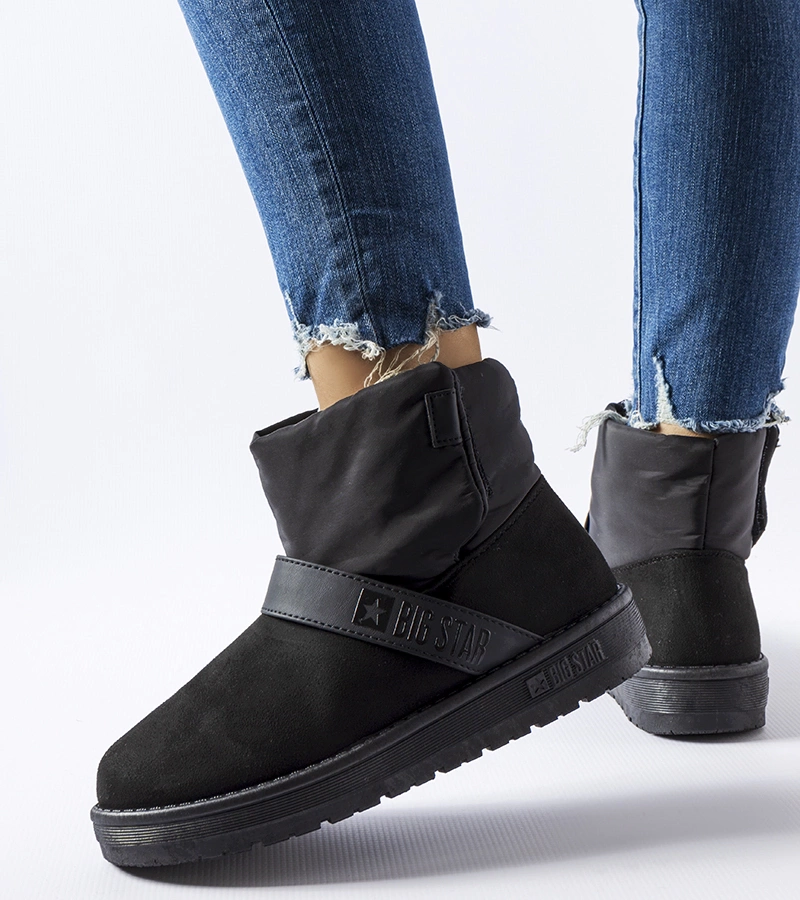 Čierne zateplené snehule Big Star MM274151