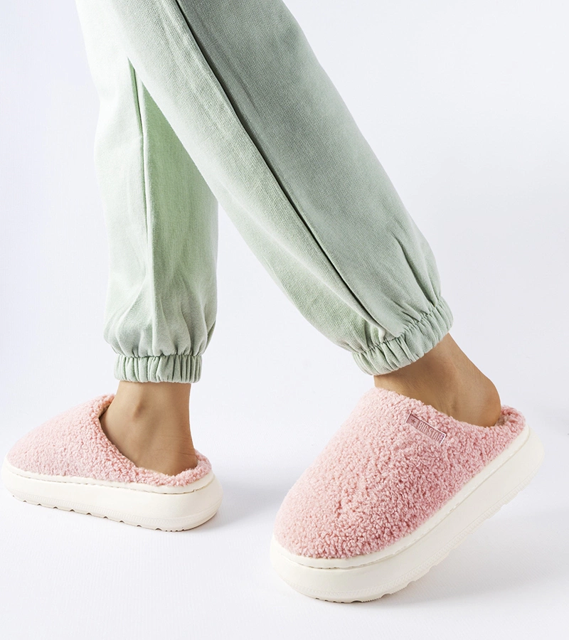 Ružové zateplené papuče Big Star MM274131