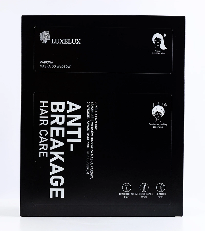 Parná maska na vlasy LUXELUX ANTI-BREAKAGE