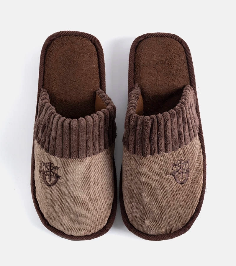 Hnedé pánske papuče Lesseps