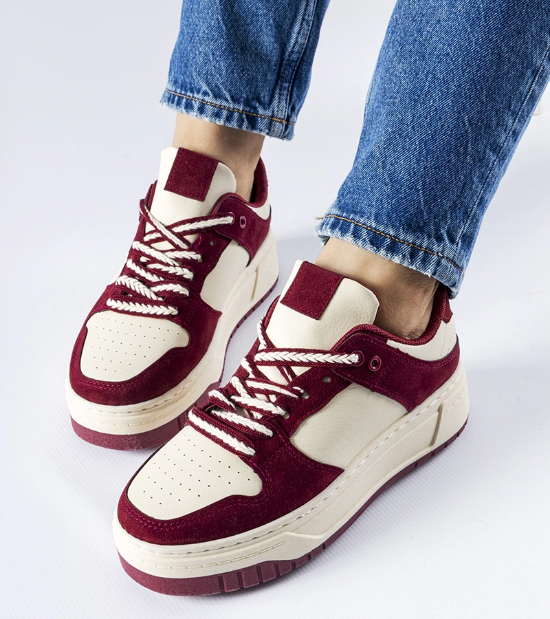 Bordové tenisky na platforme Crim