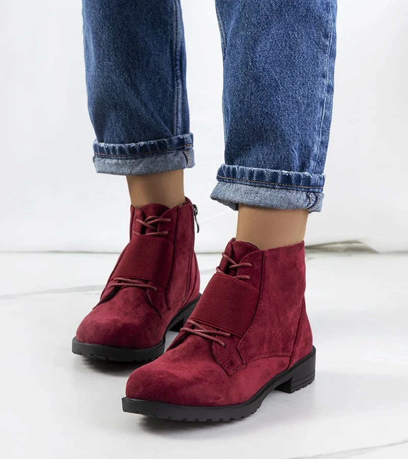 Maroon botki Manoella