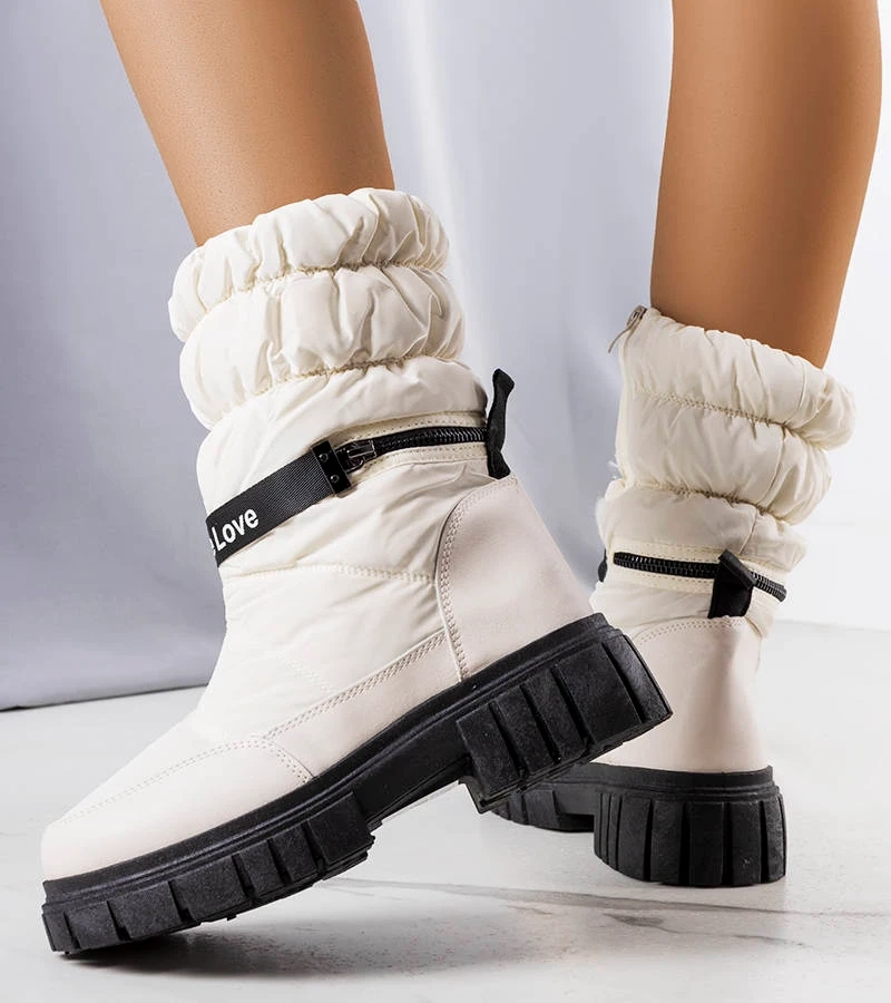 Biele snehové topánky od LoveXsnow