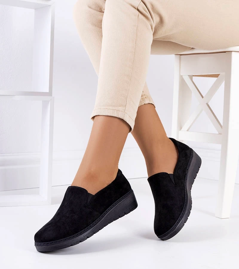 Čierne poltopánky Pirn