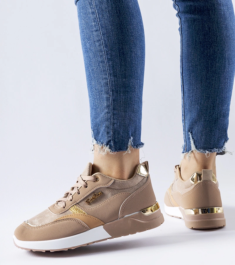 Tmavobéžové tenisky Rovagnate