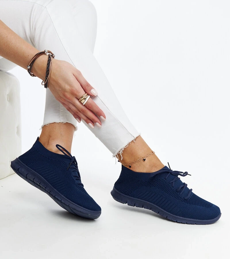 Modré textilné tenisky Zahira