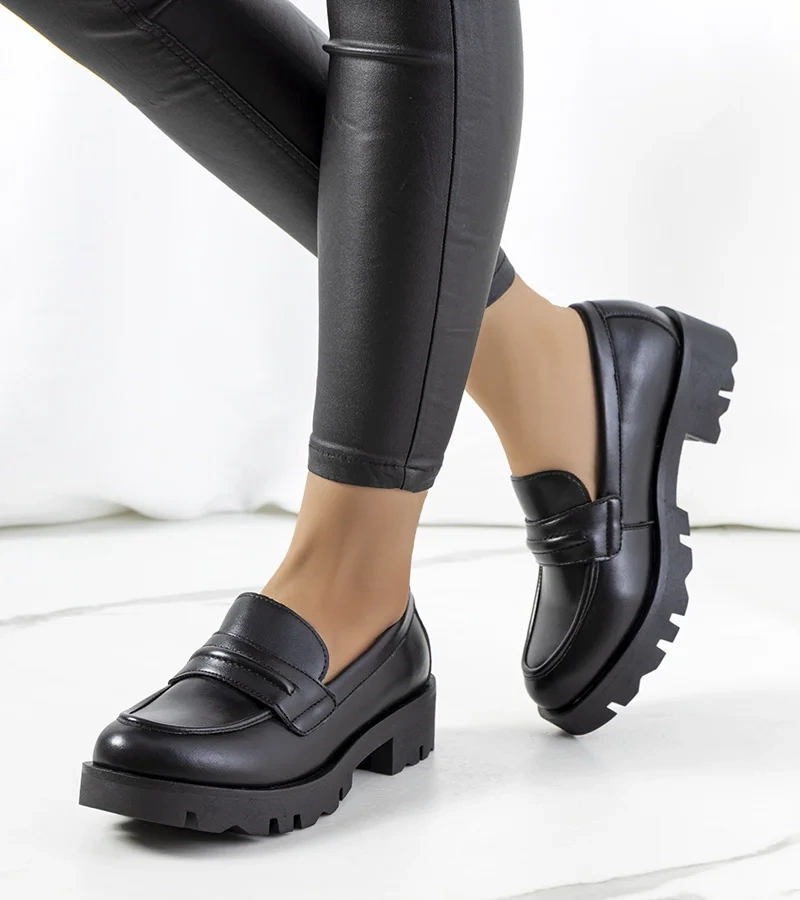 Čierne mokasíny Crotty