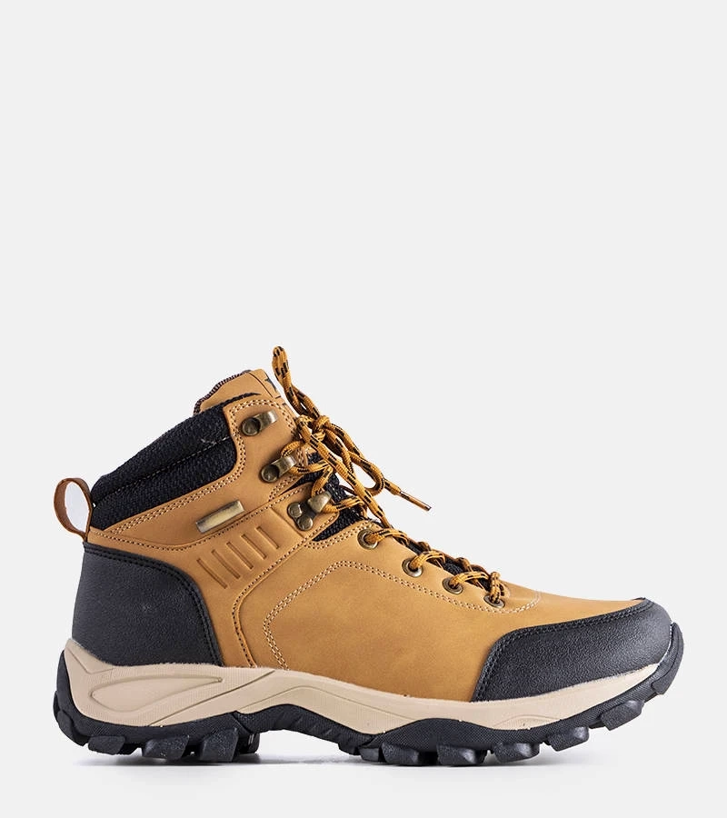 Hnedé zateplené pánske trappery Tervo