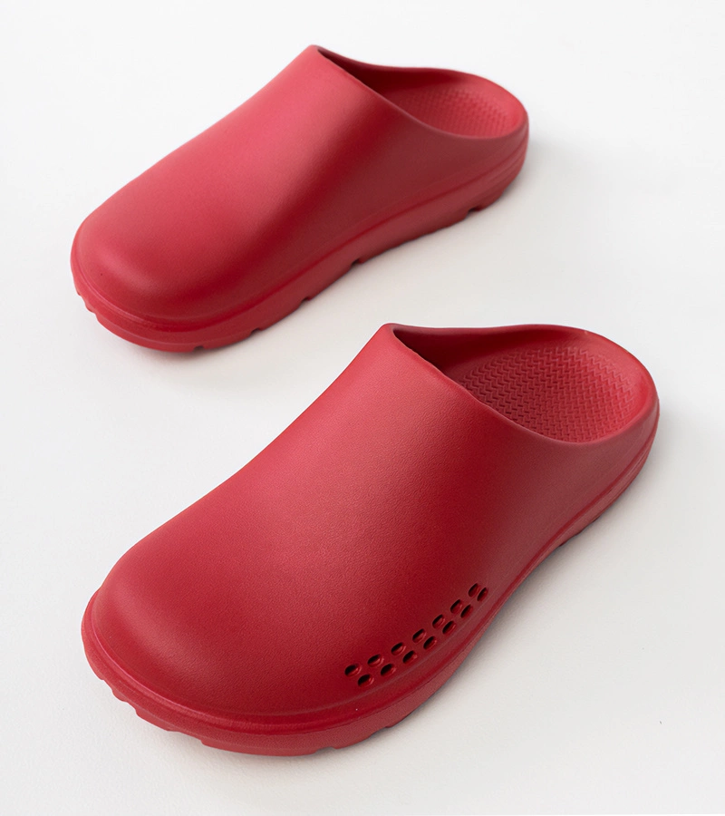 Červené pánske šľapky uzavreté Arnos