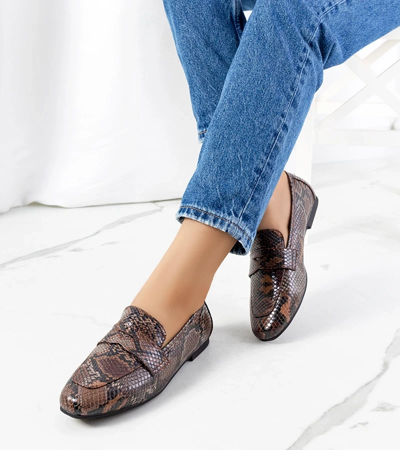 Hnedé mokasíny Hady