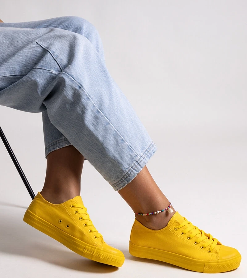 Žlté klasické tenisky Nudar