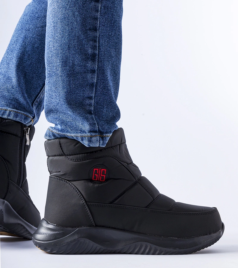 Čierne krátke zateplené snehule Chesnut