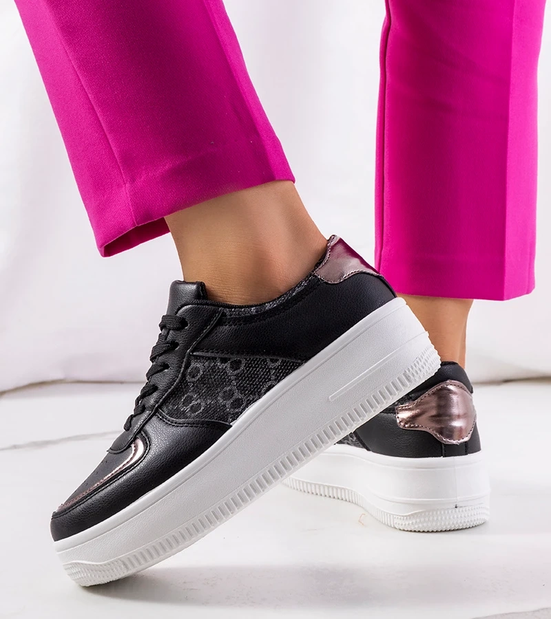 Čierne dámske tenisky Luzia