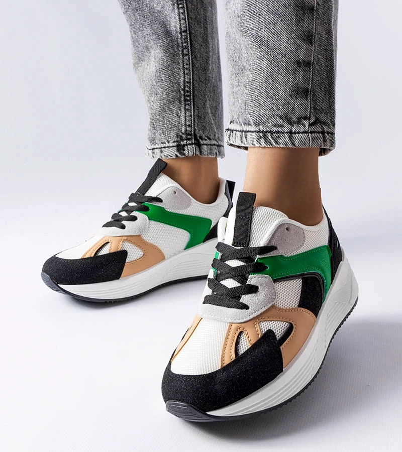 Čierne kombinované tenisky od spoločnosti Riel