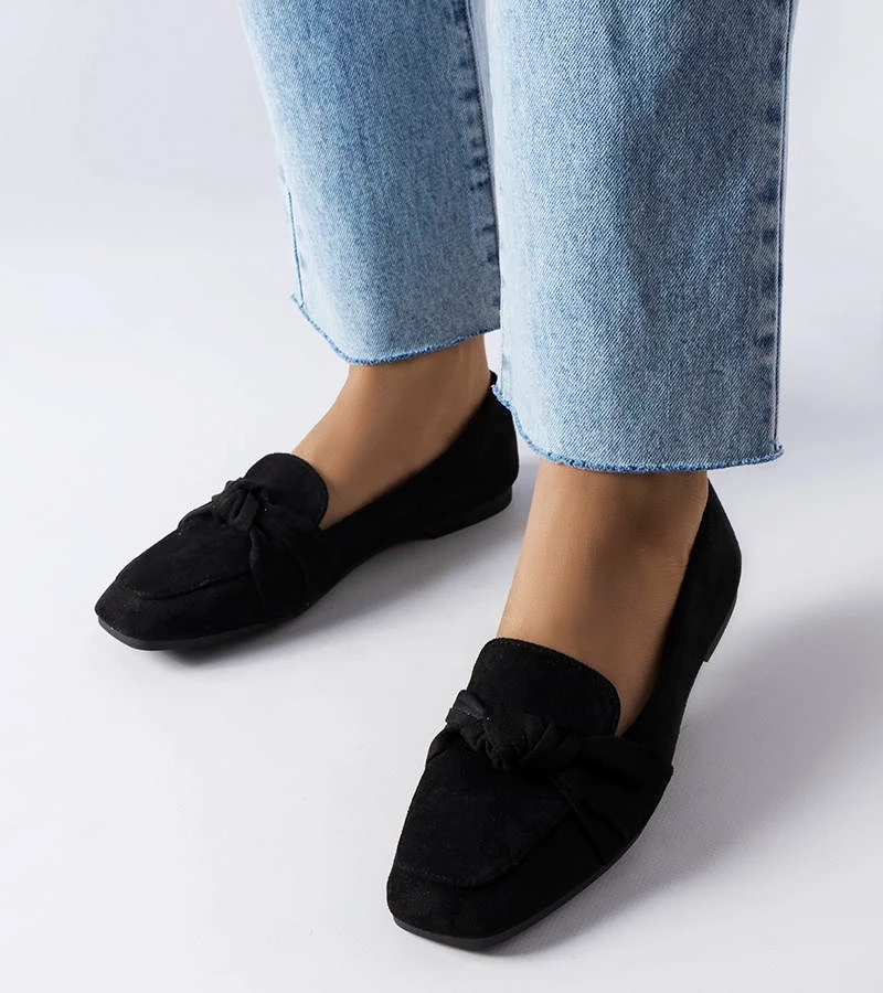 Čierne mokasíny Samika