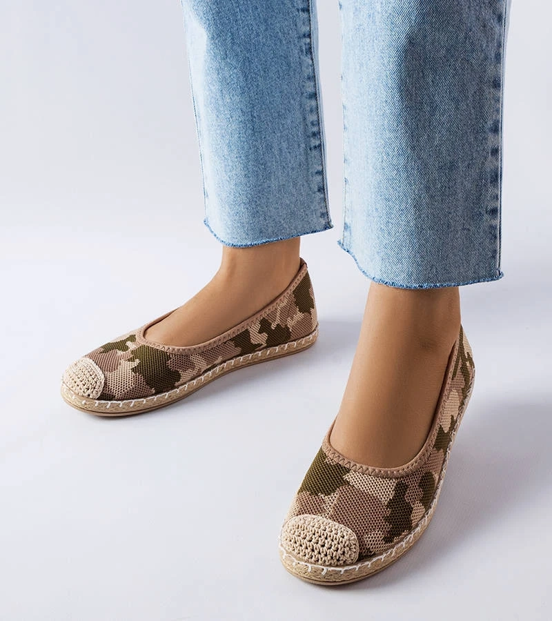 Zelené slip-on espadrilky Benedum