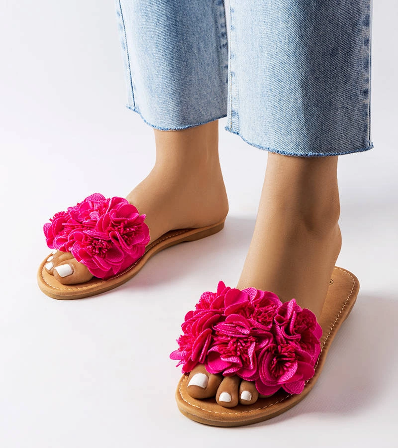 Ružové ozdobné žabky od značky Alfrida