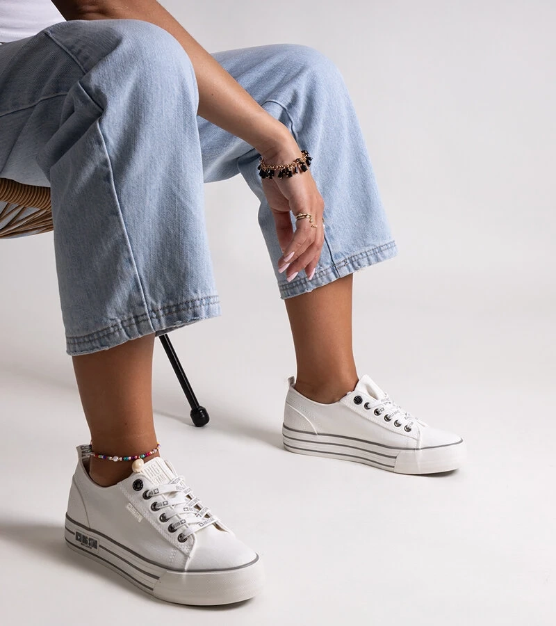 Biela tenisky Big Star KK274012