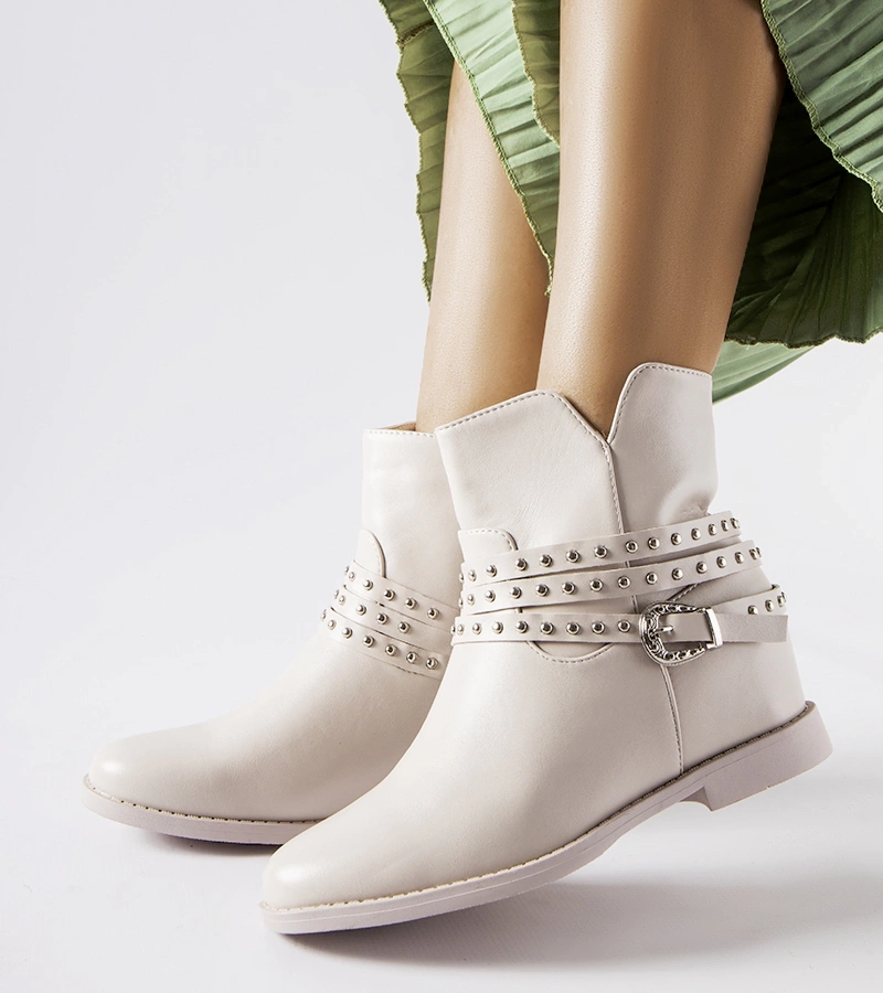 Béžové členkové topánky Anchorage