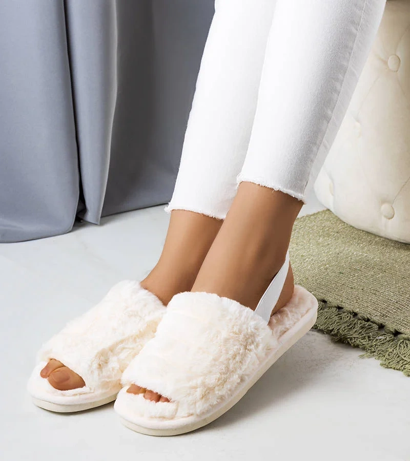 Biele papuče Lolita