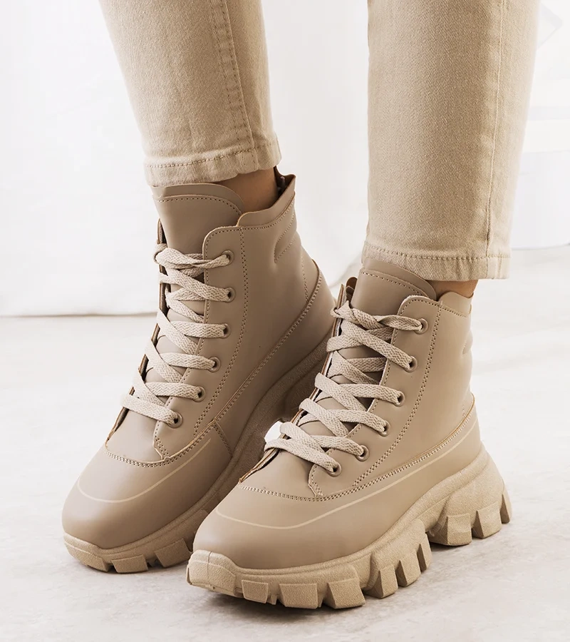 Hnedé dámske trapézy Nurbi