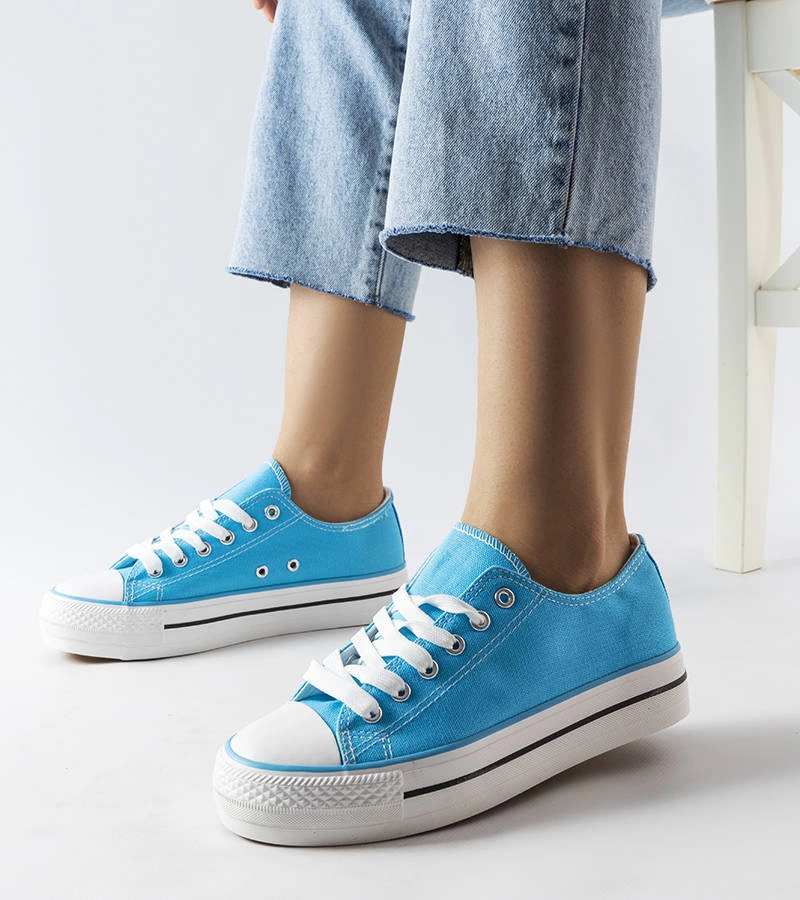 Modré tenisky na platforme Freestyle