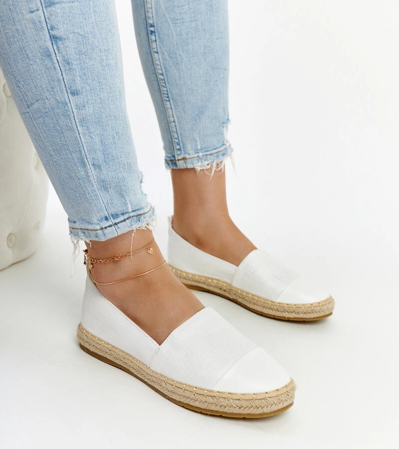 Biele espadrilky Carugo