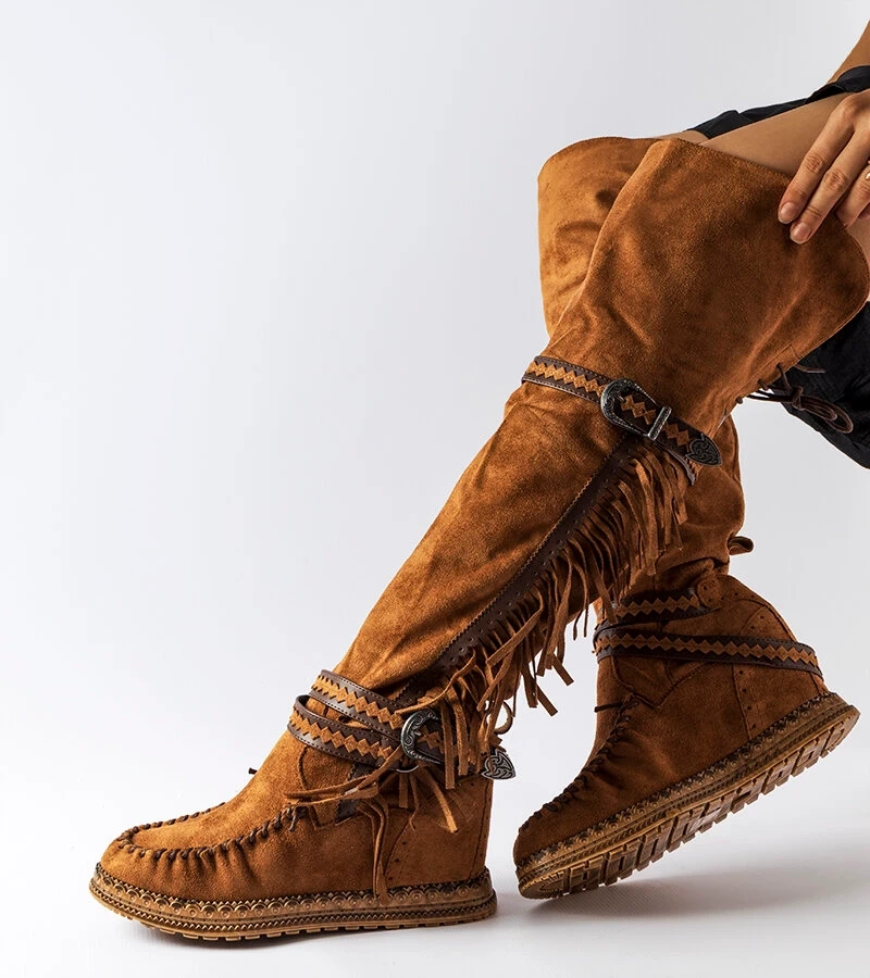 Novella hnedé topánky na platforme