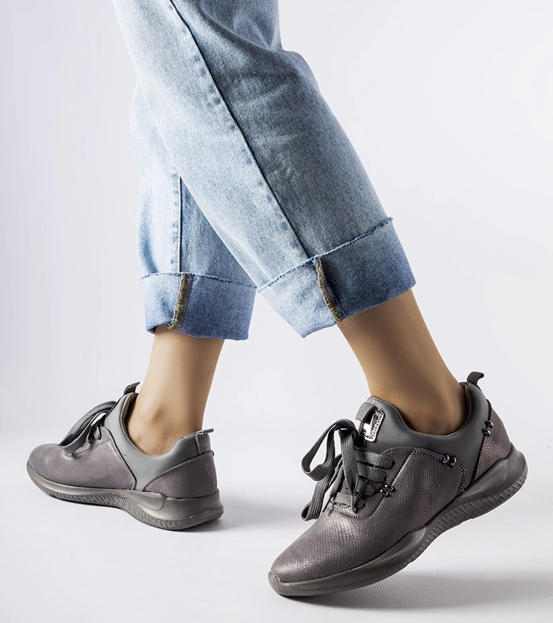 Sivé tenisky Anatole slip-on