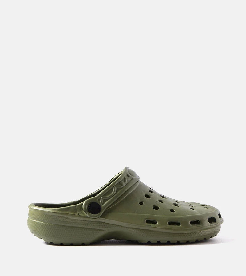 Zelené pánske perforované žabky Crocs MY205 AMY GREEN