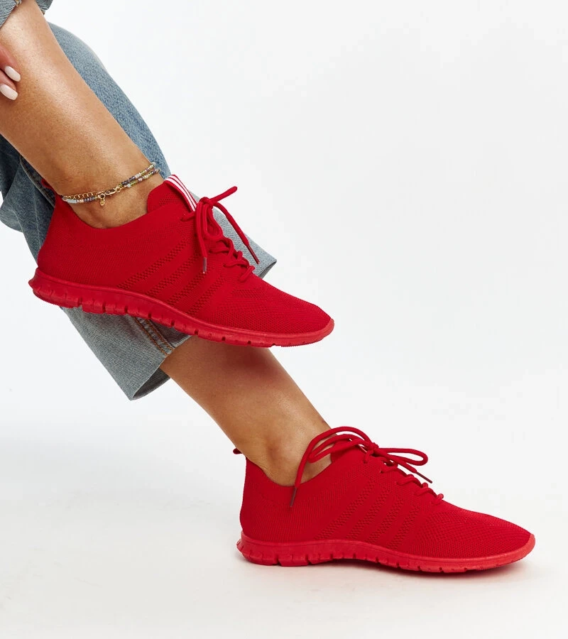 Červené športové tenisky Shukornia