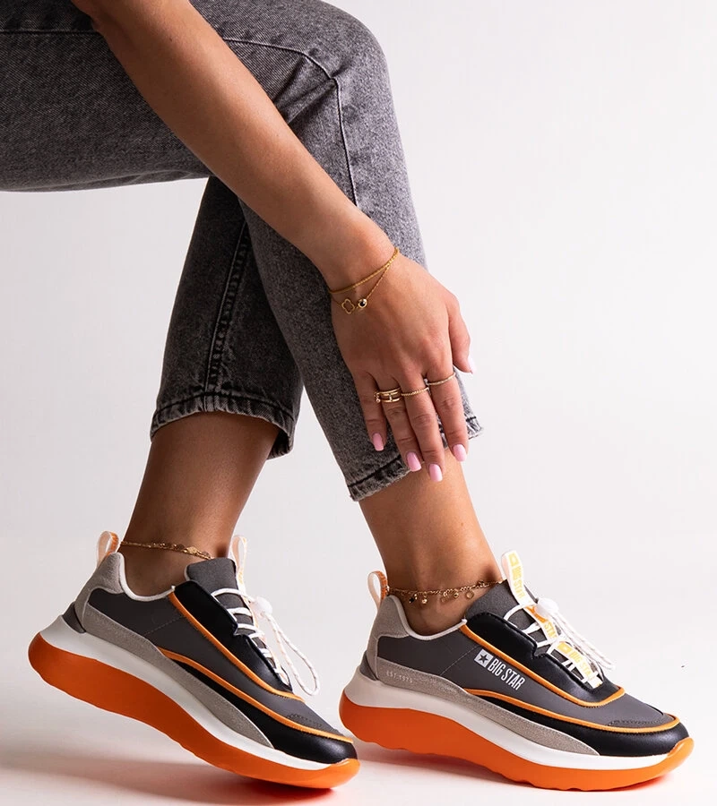 Sivé tenisky Big Star JJ274996