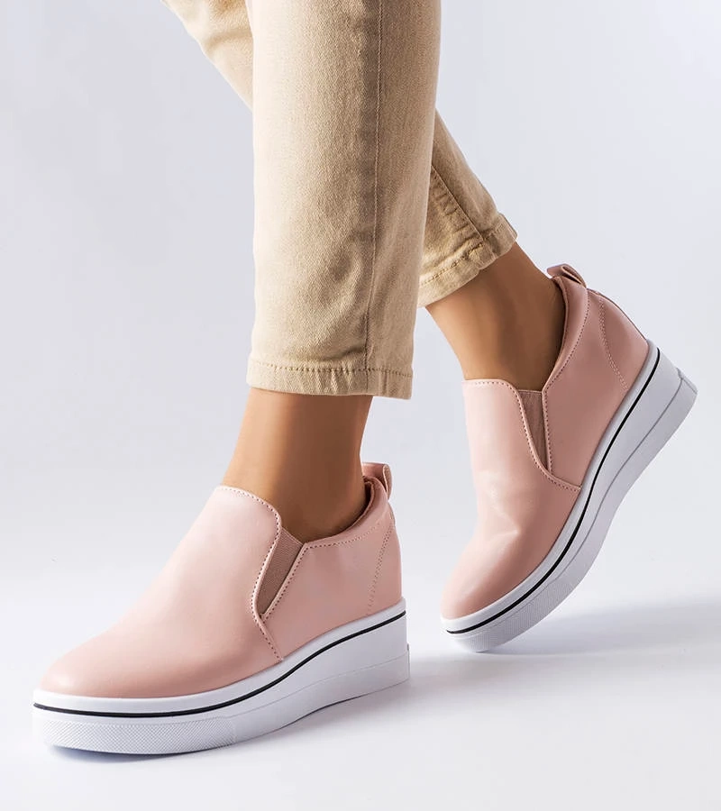 Ružové slip-on tenisky od Francoeur