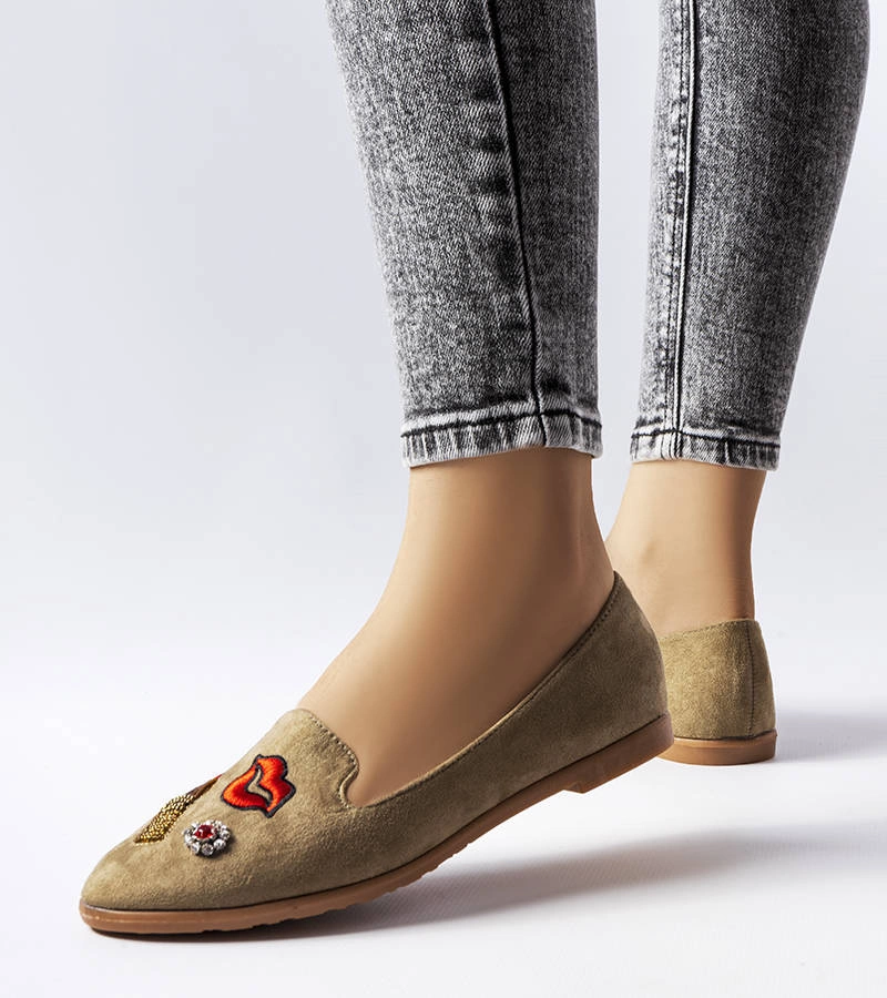 Hillcrest zelené ozdobné baleríny