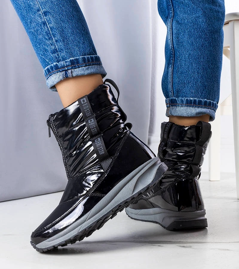 Čierne snehové topánky Big Star KK274392