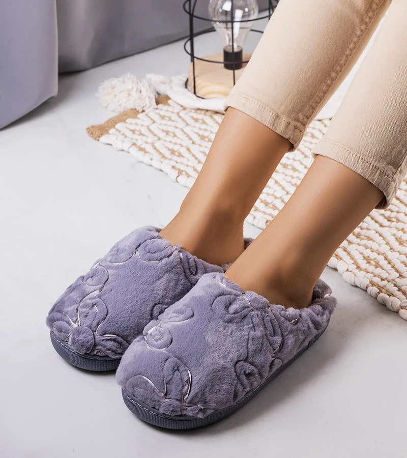 Sivé mäkké papuče Maren