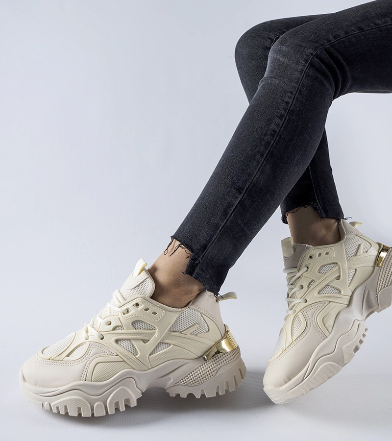 Bežové športové tenisky Cislago