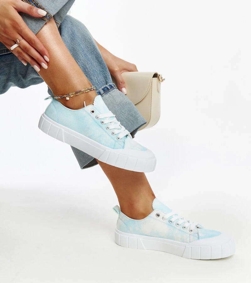 Modré látkové tenisky Jerina