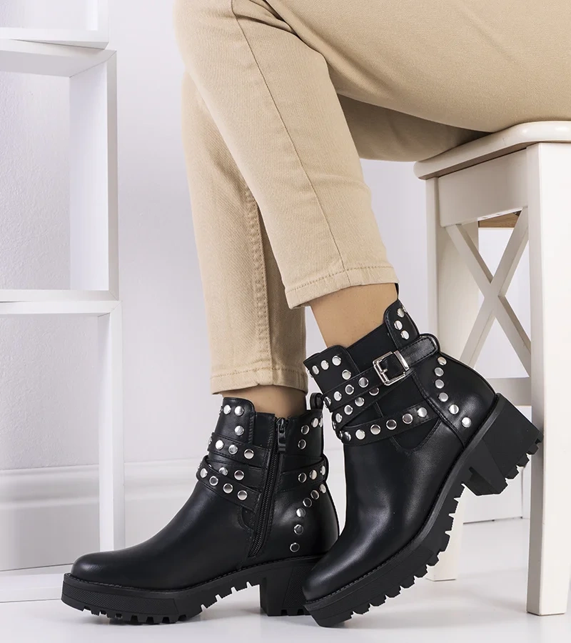 Čierna botki Kinecardine