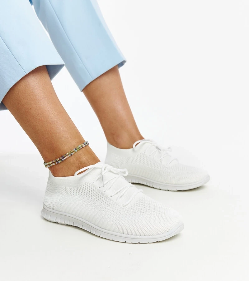 Biela textilná tenisky Zahira