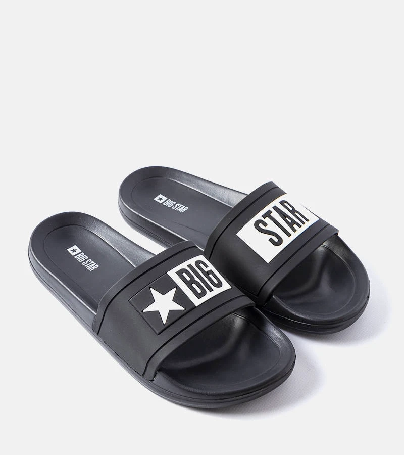 Pánske čierne žabky Big Star DD174699