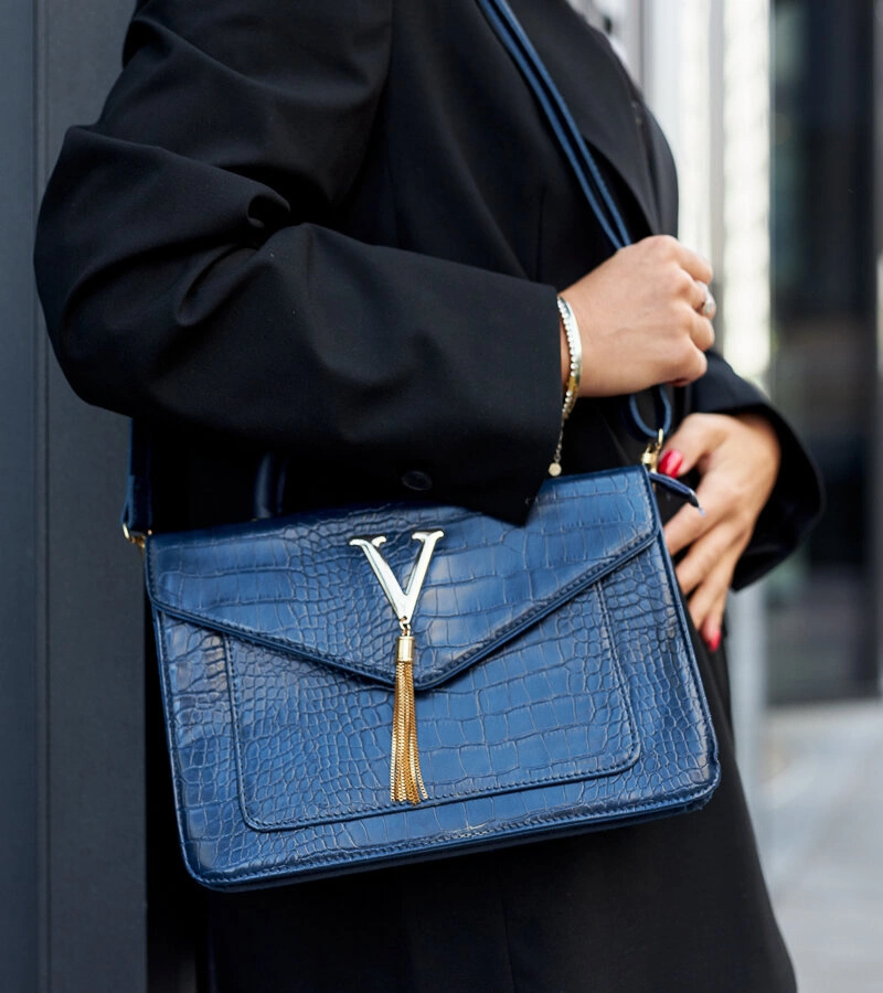 Námornícka modrá kabelka Callison