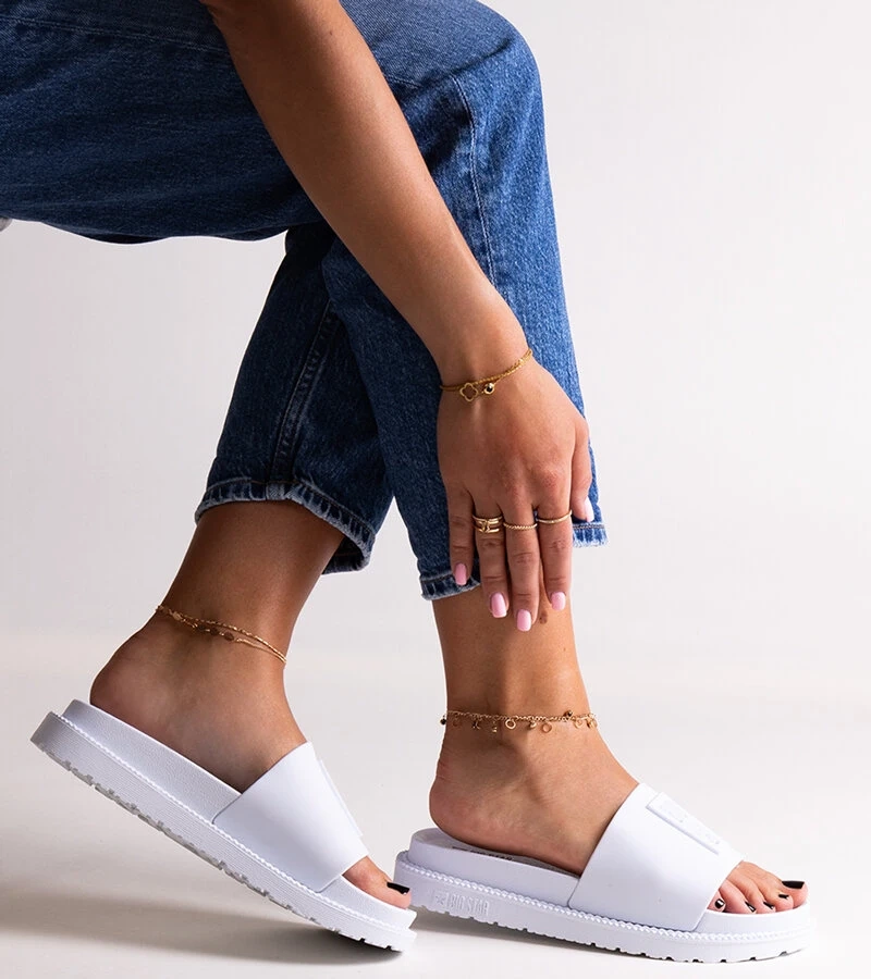 Biele žabky Big Star LL274428