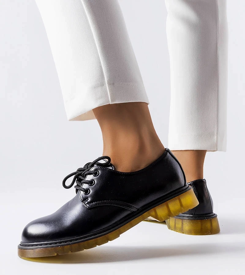 Čierne hlinené topánky Parfait