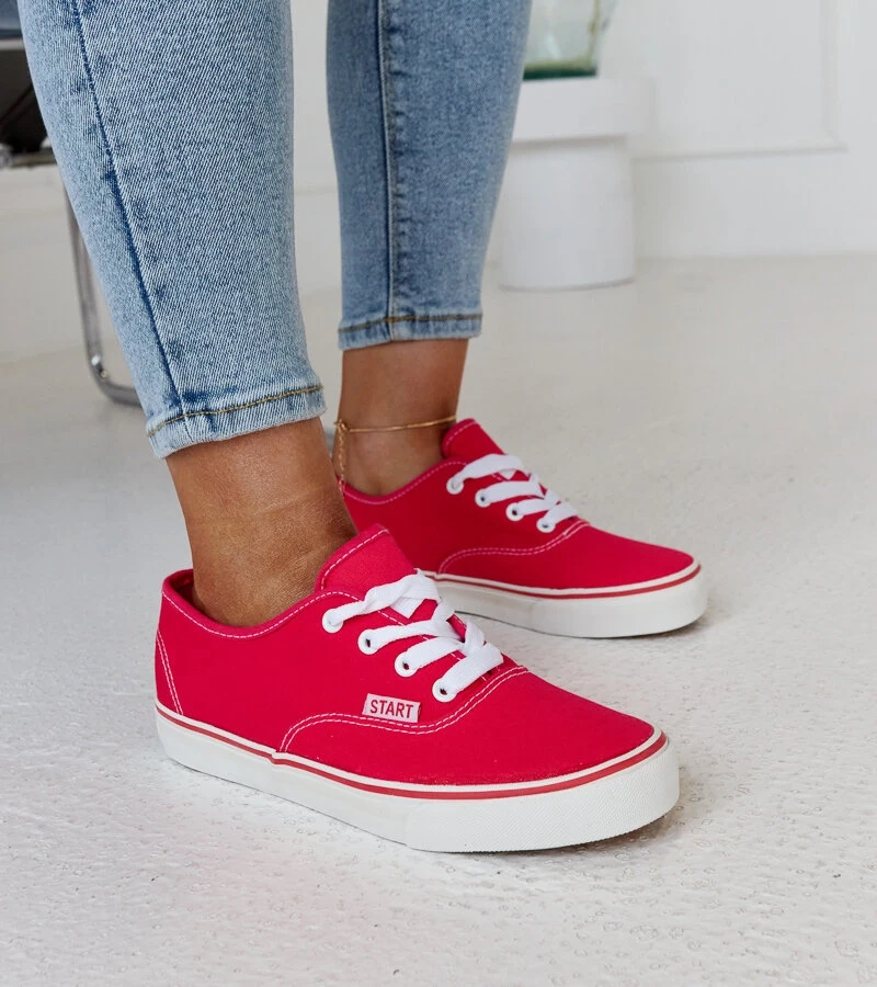 Tmavoružové klasické tenisky Erla