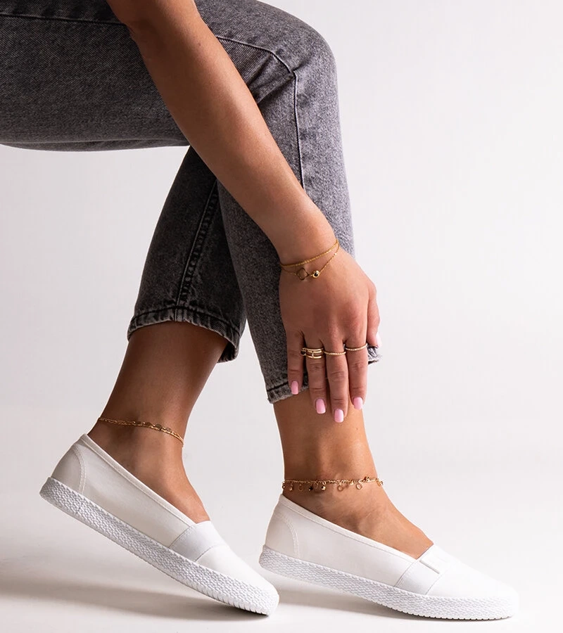 Biela tenisky Big Star LL274201